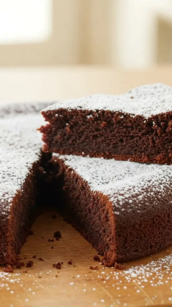 Gâteau chocolat d’anniversaire décoré avec bougies et vermicelles colorés